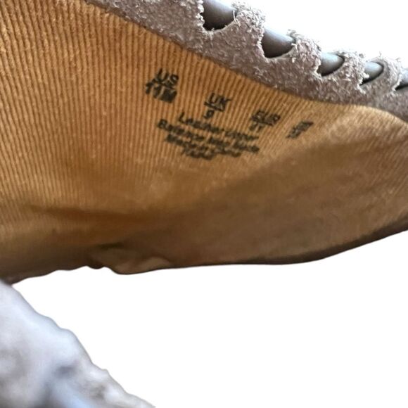 Women's Franco Sarto Faine Slip-On Suede Wedge Sandals Brown 11M - Picture 7 of 7